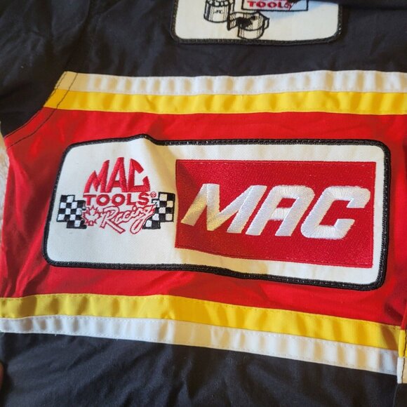Vintage Mac Tools Mens Collar Shirt  M  Mechanic Racing - Picture 5 of 14
